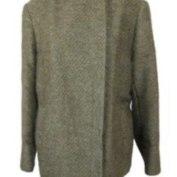 Ann Freedberg Designer Long Olive Green Mohair Jacket -Rebecca Jacket-Like New💚 - Picture 16 of 16